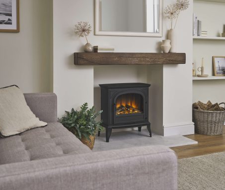 British Fires Hinton electric stove, standalone