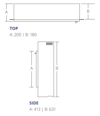 Specifications for flamerite e-fx slimline 750s electric fire