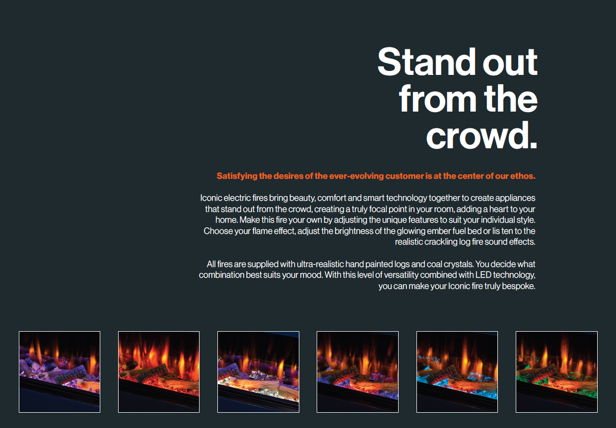 stand out from the crowd with iconic fires