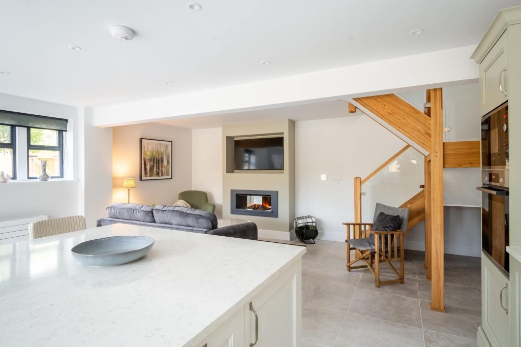 British fires holbury suite in grey