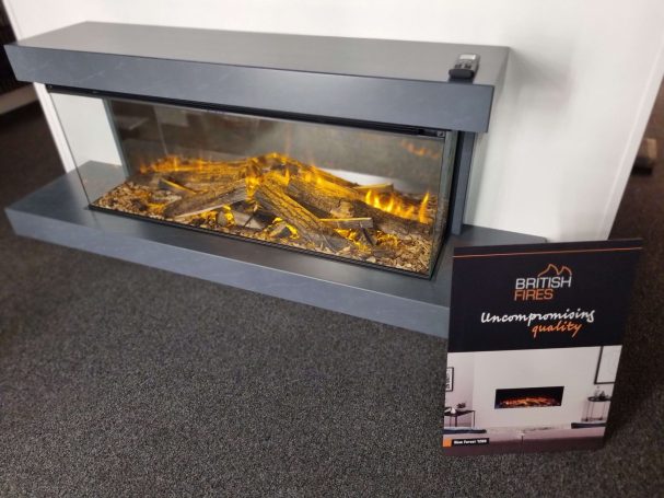 British Fires Brockenshurst suite on display in our Alcester showroom